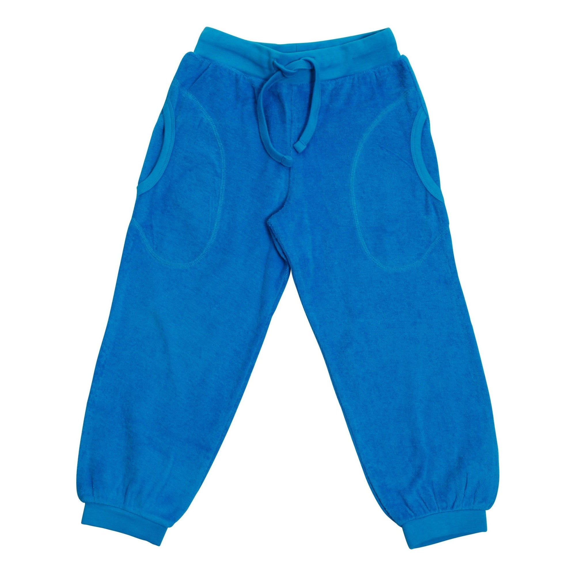Hawaiian Blue Terry Trousers - 1 Left Size 2-3 years-Duns Sweden-Modern Rascals
