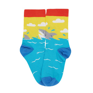 High Seas Rock My Socks -3 Pack - 1 Left Size 2-4 years-Frugi-Modern Rascals