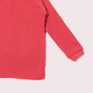 Holly Berry Waffle Long Sleeve Cozy Shirt-Little Green Radicals-Modern Rascals