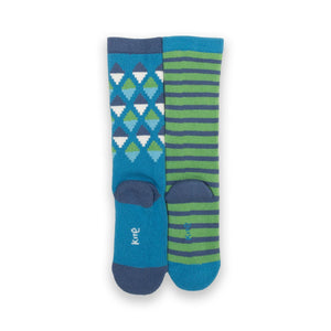 Hygge Cozy Socks in Blue - 2 Pack - 2 Left Size 2-4 & 4-6 years-Kite-Modern Rascals