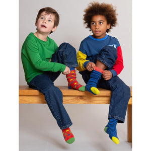 Hygge Cozy Socks in Navy - 2 Pack-Kite-Modern Rascals