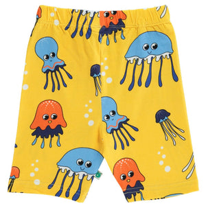 Jellyfish Cycling Shorts in Yellow - 2 Left Size 9-10 & 11-12 years-Smafolk-Modern Rascals