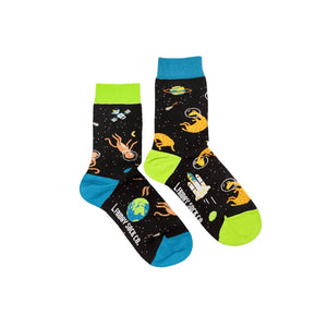 Kid's Animals With Space Helmets Socks-Friday Sock Co.-Modern Rascals