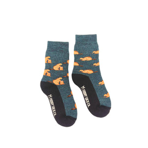 Kid's Beaver Merino Wool Socks-Friday Sock Co.-Modern Rascals