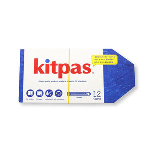 Kitpas - 12 Crayons in Holders-Kitpas-Modern Rascals