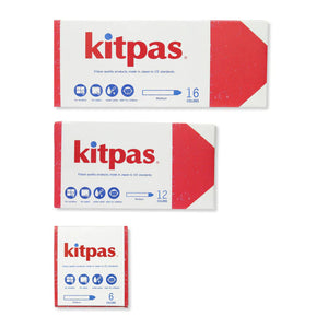 Kitpas Medium Crayons - 12 Colours-Kitpas-Modern Rascals