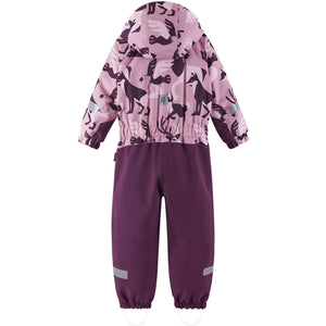 Kurikka ReimaTec One Piece Snow Suit - Grey Pink-Reima-Modern Rascals
