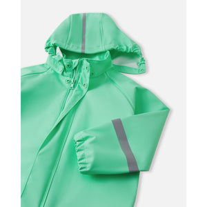 Lampi Waterproof Rain Coat - Fresh Mint-Reima-Modern Rascals
