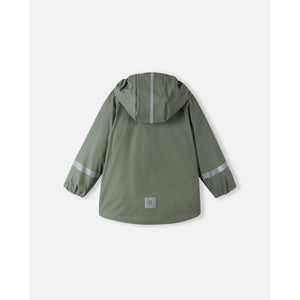 Lampi Waterproof Rain Coat - Greyish Green-Reima-Modern Rascals