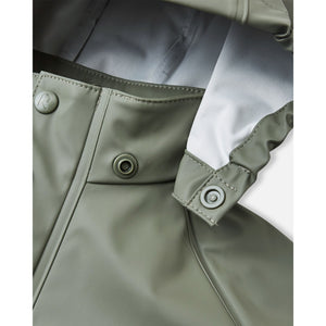 Lampi Waterproof Rain Coat - Greyish Green-Reima-Modern Rascals