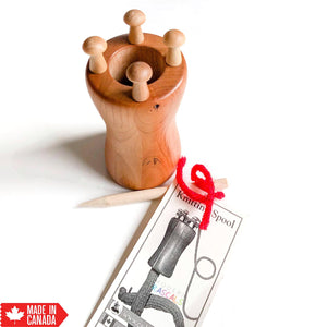 Large Knitting Spool - 4 Pegs-Cedar Hollow-Modern Rascals