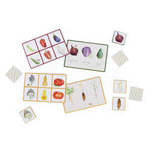 Le Jardinier - Vegetable Bingo & Memory Game (Discontinued)-Moulin Roty-Modern Rascals