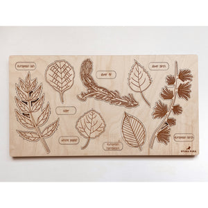 Leaf Wooden Puzzle - Set 2 (21 pieces)-Stuka Puka-Modern Rascals