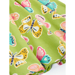 Lime Flutterby Spring Skater Dress - 1 Left Size 2-3 years-Frugi-Modern Rascals