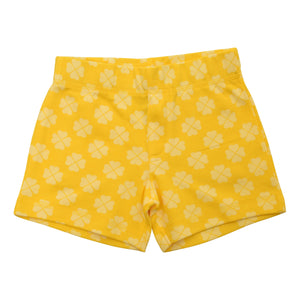 Limited Edition Clover - Dandelion Yellow Shorts With Clover - Rouge Red Contrast Pocket-Duns Sweden-Modern Rascals