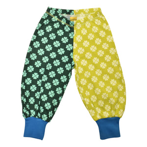 Limited Edition Clover - Sulphur Green & Clover - Bistro Green Baggy Pants - MIXED PRINT-Duns Sweden-Modern Rascals