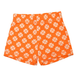 Limited Edition Clover - Vibrant Orange Shorts With Clover - Pompeian Red Contrast Pocket-Duns Sweden-Modern Rascals