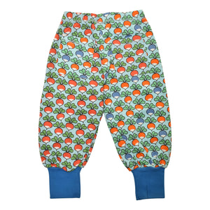 Limited Edition Multi Radish - Blue & Radish - Petit Four Blue Baggy Pants - MIXED PRINT-Duns Sweden-Modern Rascals