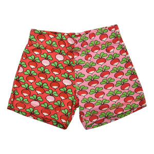 Limited Edition Multi Radish - Rouge Red & Radish - Lilac Chiffon Shorts-Duns Sweden-Modern Rascals