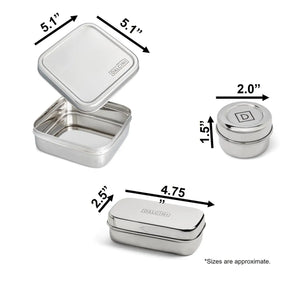 Little Lunch Combo | Favourite Stainless Steel Food Storage Set-Dalcini Stainless-Modern Rascals