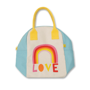 Love Zippered Lunch Bag-Fluf-Modern Rascals