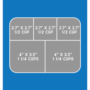 Lunchbots Large 5 Compartment Stainless Steel Bento Box - Multiple Colours Available-Lunchbots-Modern Rascals