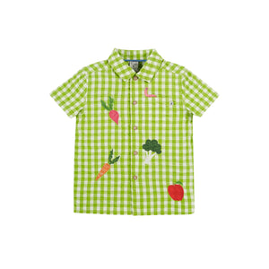 Macaw Gingham / Greengrocer Reggie Shirt-Frugi-Modern Rascals
