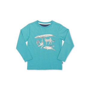 Marvellous Mammals Long Sleeve Shirt - 1 Left Size 4-5 years-Kite-Modern Rascals