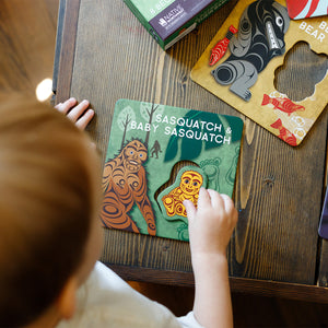 Match-up Puzzle - Animals & Their Babies-Native Northwest-Modern Rascals