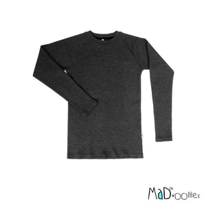 Men's Wool Long Sleeve Shirt - Multiple Colours-ManyMonths Nature Woolies-Modern Rascals