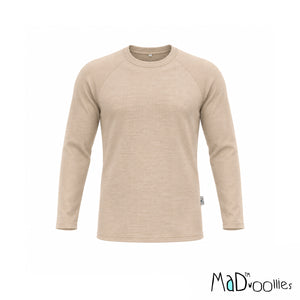 Men's Wool Long Sleeve Shirt - Multiple Colours-ManyMonths Nature Woolies-Modern Rascals