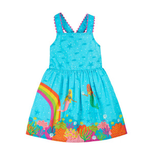 Merry Mermaids Seraphina Dress - 2 Left Size 2-3 & 5-6 years-Frugi-Modern Rascals