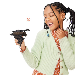 Mini Bat Finger Puppet-Folkmanis Puppets-Modern Rascals