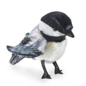 Mini Chickadee Finger Puppet-Folkmanis Puppets-Modern Rascals