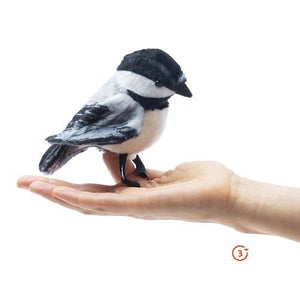 Mini Chickadee Finger Puppet-Folkmanis Puppets-Modern Rascals