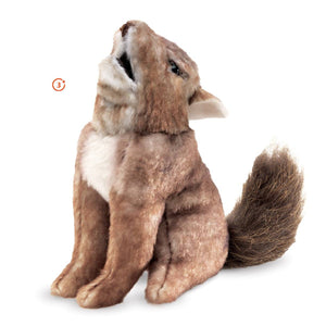 Mini Coyote Finger Puppet-Folkmanis Puppets-Modern Rascals
