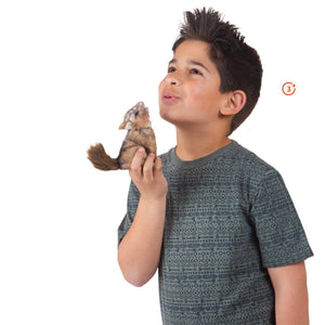 Mini Coyote Finger Puppet-Folkmanis Puppets-Modern Rascals