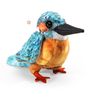 Mini Kingfisher Finger Puppet-Folkmanis Puppets-Modern Rascals