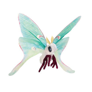 Mini Luna Moth Finger Puppet-Folkmanis Puppets-Modern Rascals
