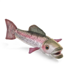 Mini Rainbow Trout Finger Puppet-Folkmanis Puppets-Modern Rascals