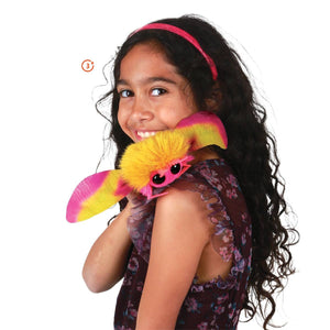 Mini Rosy Maple Moth Finger Puppet-Folkmanis Puppets-Modern Rascals