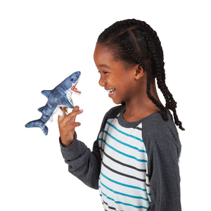 Mini Shark Finger Puppet-Folkmanis Puppets-Modern Rascals