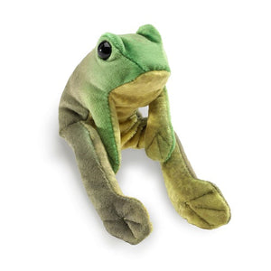 Mini Sitting Frog Finger Puppet-Folkmanis Puppets-Modern Rascals