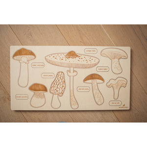 Mushroom Wooden Puzzle-Stuka Puka-Modern Rascals