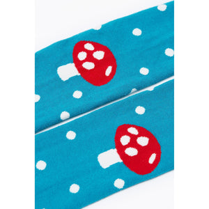 Mushroom/Bumblebee Norah Tights - 2 Pack - 1 Left Size 6-8 years-Frugi-Modern Rascals