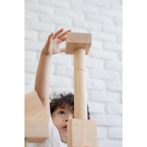 Natural Unit Blocks - 50 pieces-PlanToys-Modern Rascals