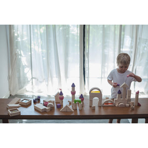 Natural Unit Blocks - 50 pieces-PlanToys-Modern Rascals