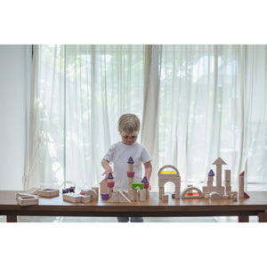 Natural Unit Blocks - 50 pieces-PlanToys-Modern Rascals