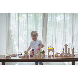 Natural Unit Blocks - 50 pieces-PlanToys-Modern Rascals