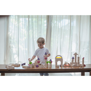 Natural Unit Blocks - 50 pieces-PlanToys-Modern Rascals